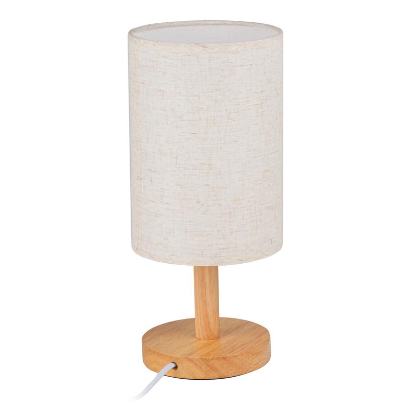 Светильник настольный JH1-01-iv 1х60Вт E27 (основа: натуральное дерево) IP20 JazzWay 5058231