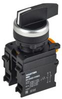 Переключатель 2 полож. 1НО+1НЗ возвратный длин. ручка MASTER IEK MI-SW60-11XB22-3-25-2-K02