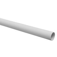 Труба гладкая ПВХ жесткая легкая d20мм сер. (дл.2м) TOKOV ELECTRIC TKE-THG-PVC-20-2-C06