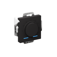 Механизм термостата AtlasDesign 10А электрон. для теплого пола с выносным датчиком +5град.C +45град.C в сборе карбон SchE ATN001035