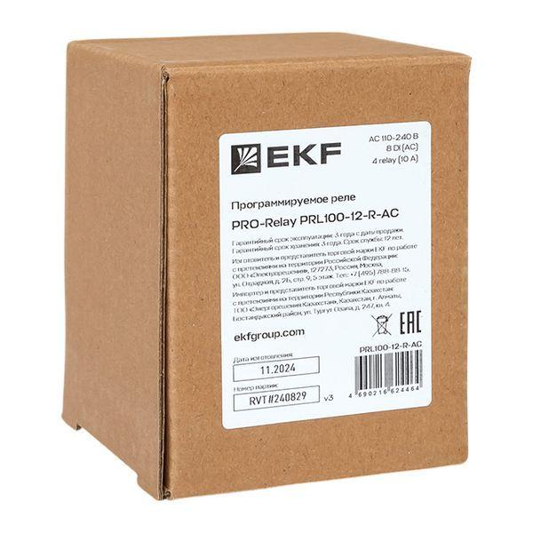 Реле программируемое PRO-Relay PRL100-12-R-AC EKF PRL100-12-R-AC